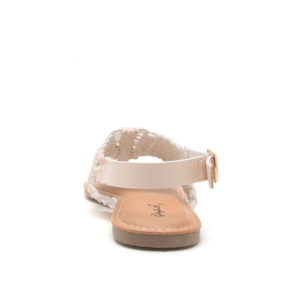 Nude Braided Gladiator Sandal - Picture 4 of 4